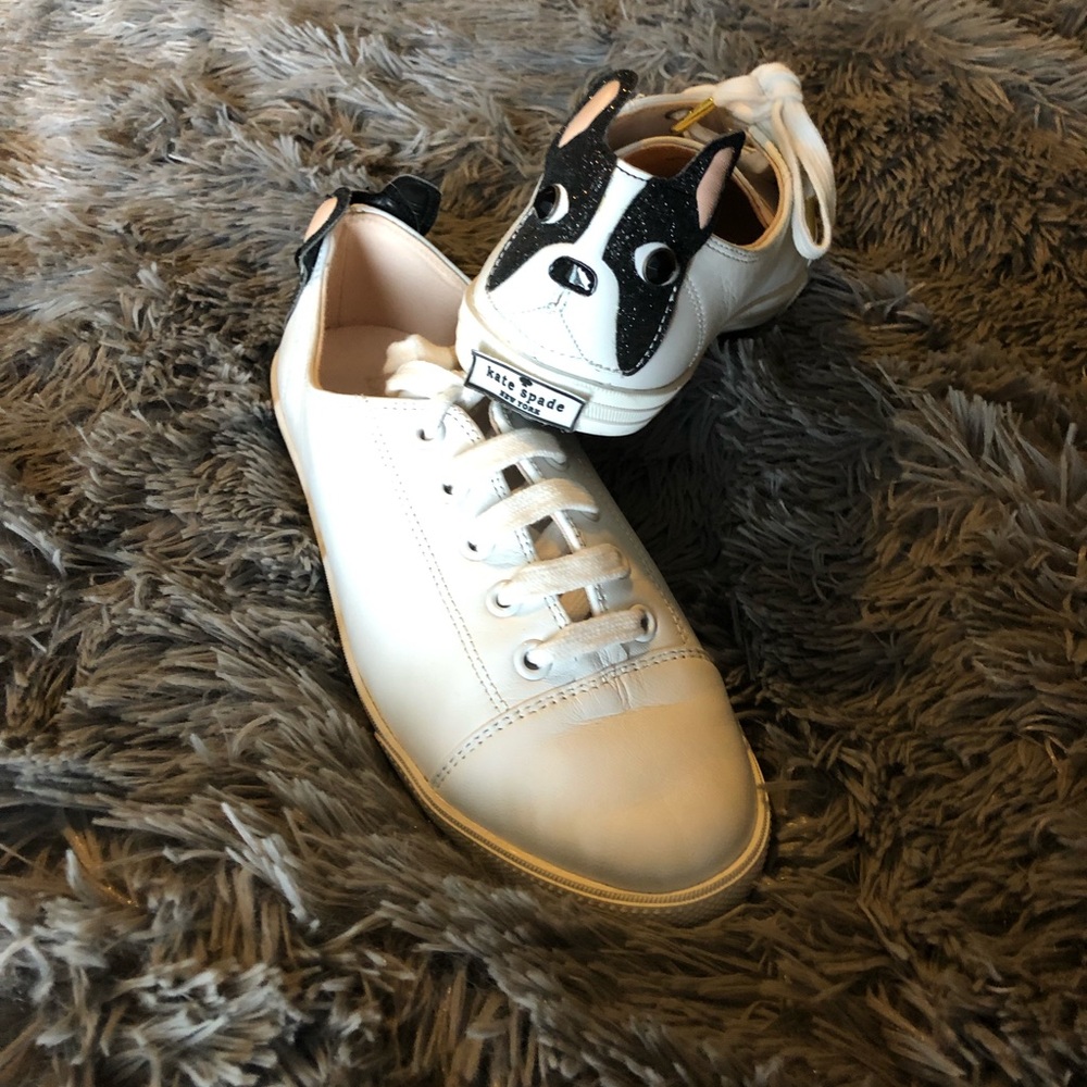 Brand new Kate Spade French bulldog shoes size 7